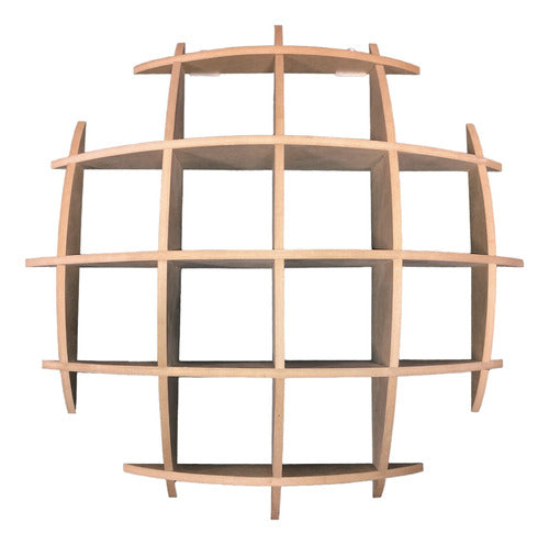 Proyectarte Hanging Shelf, Floating Wood Shelf, 59.5cm 3