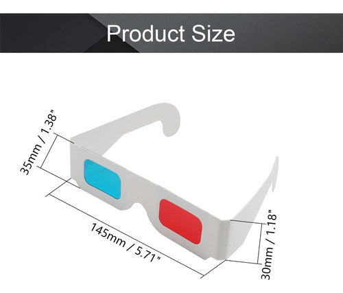 Othmro Gafas De Visin 3d Duraderas De Estilo 3d, Gafas De Vi 1