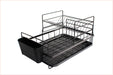 Vonne Two-Tier Dish Rack with Cutlery Holder and Tray - Black 3