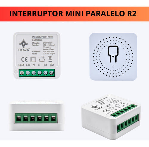 Interruptor Mini R2 Wifi Automação Alexa E Google Home Smart 1