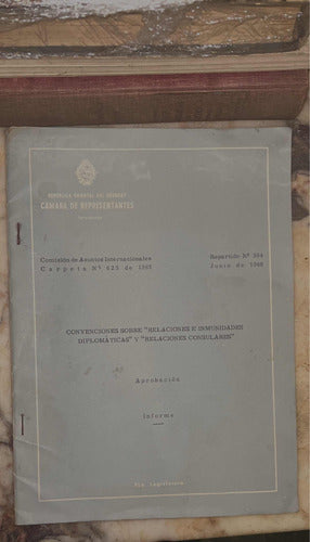 Informe Original Cámara De Representantes Gestido 1968. 3