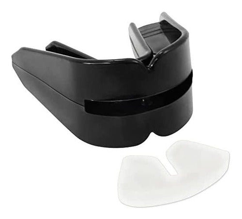Meister MMA Moldable Double Mouthguard - Black 1