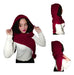 GALARIO PRODUCTOS Scarf Hoodie Knitted Warm Excellent Quality 4