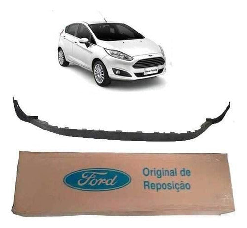 Moldura Inferior Parachoque Dianteiro New Fiesta 2013 2014 * 0