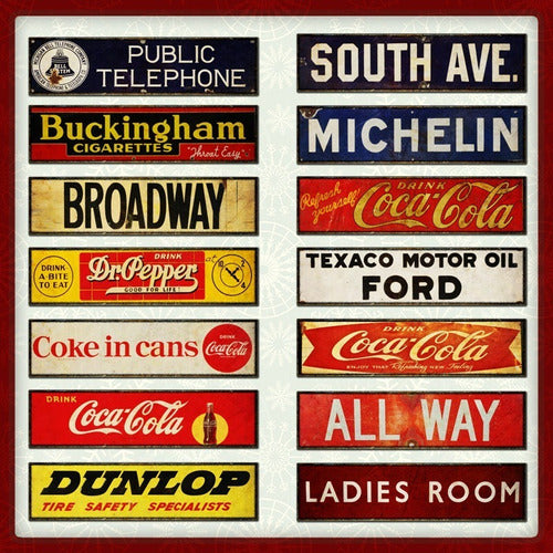 Generic #30 - Vintage Decorative Sign - One Way Retro No Chapa 2