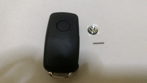 Car Key Case with 3 Buttons + Panic Button for Volkswagen Vento, Fox, Trend, etc. New Line 1