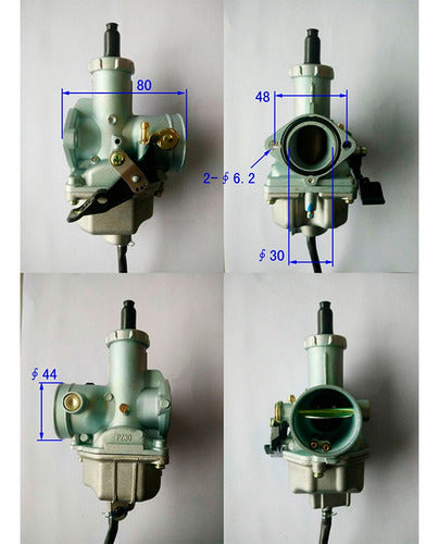 Senke Carburador Moto 250cc Sin Bomba De Pique!! Boca 42.. Nuevo 2