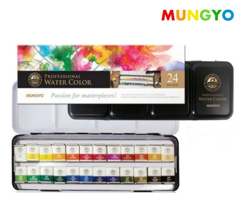 Mungyo Professional Watercolors 24 Pans (250756) 0