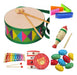 DyM Ventas Kit De Percusión Infantil X 6 Banda Rítmica Regalo Día Niño 0