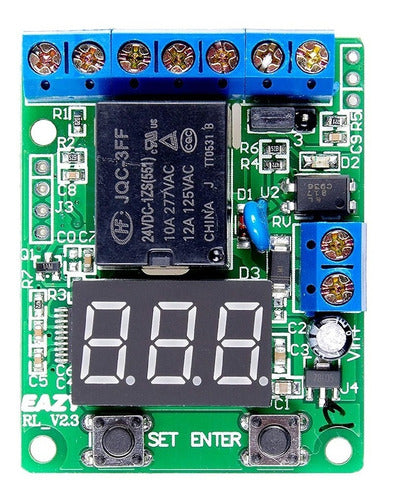 TecnoliveUSA DC 12V Relay Timer Battery Charge and Discharge Control Module 0