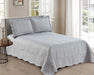 Amarelo Plain Quilt Bedspread 2 1/2-Seater + 2 Pillowcases 3