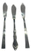 Untadores Acero Set X 2 Vintage Retro Breakfast Spatulas Stainless Steel 0