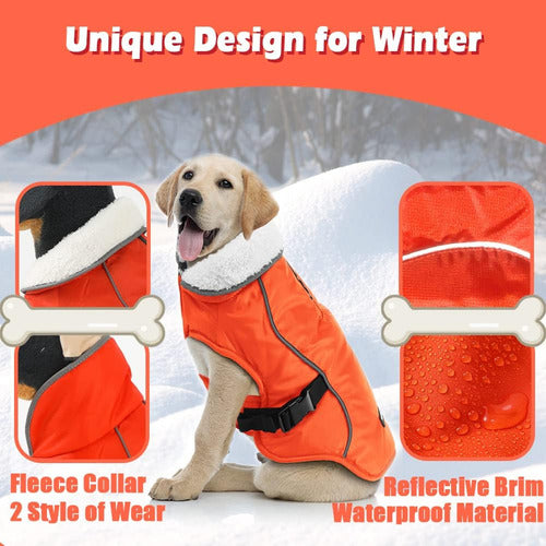 Jaqueta Emust Winter Dog, Roupa Para Cães À Prova De Vento P 4