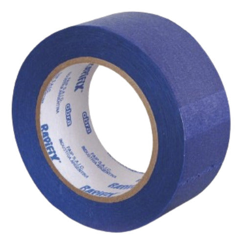 Rapifix Blue Masking Paper Adhesive Tape 24mmx50m 0