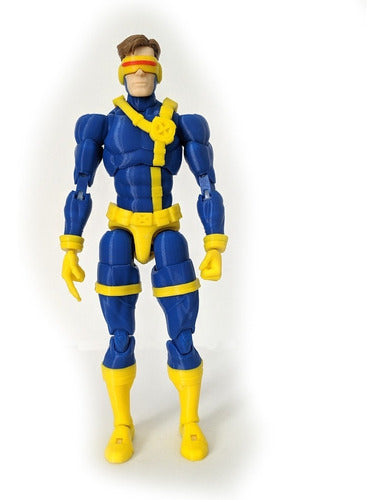 Cíclope Xmen Cyclops Simil Articulado 3d 0