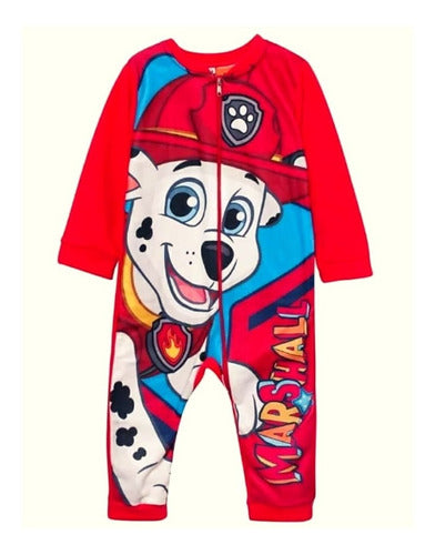 Paw Patrol® Pajama Full Micropolar Kids Enterito Chase Marshall Sky 0