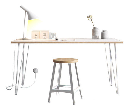 VisualizarDesign Nordic Desk 120x60 Hairpin Legs 0