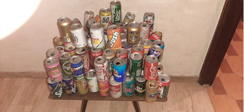 Lote Latas Vacias De Cervezas Jugos Y Gaseosas Nac. E Import 1