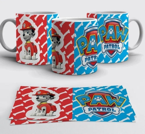 Plantillas Sublimacion Tazones Paw Patrol, Tazas 0