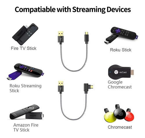 Cable Usb A Micro Usb Para Fire Stick 2