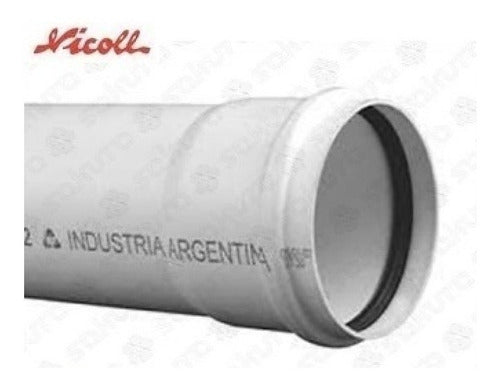 Caño Pvc 200 X 4 X 6 Mts Junta Elastica - Cloaca 0