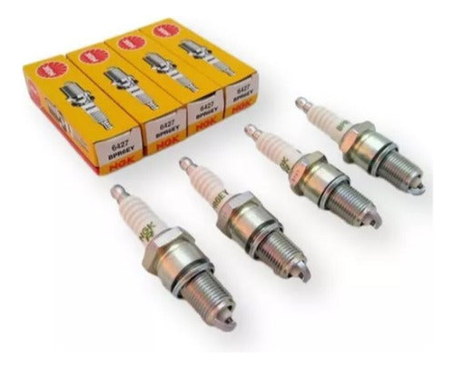 NGK Spark Plug Set for Gol 1.6 (1995-2010) Audi Engine 1