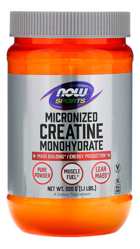 Creatina Monohidratada Now Foods 500gr Pó Importado 0