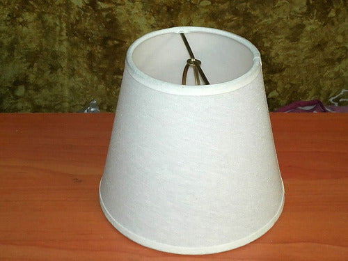 White Conical Lampshade 9-14/12 cm Height 5