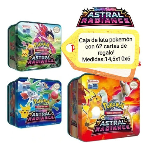 Kit Pokemón( Poquebola+lata+87 Cartas En Total) 0