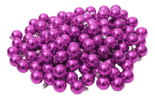 Tkygu Christmas Ball Ornaments Purple 144pcs 1.18 Inches for Tree Decoration 0