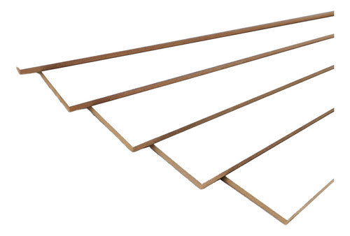 Plakards Placa Mdf Natural 3 Mm - 183 X 62 | Cara Blanca 0