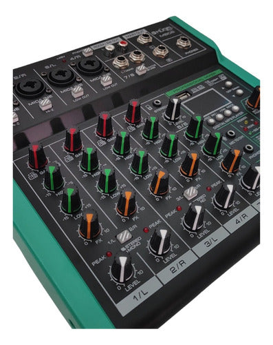 Hügel Digital Mixer Console 8 Channels 16 DSP Bluetooth Ctrl 3