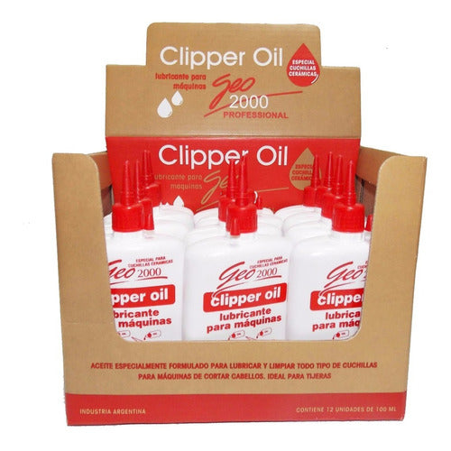 Geo2000 Clipper Oil for Hair Cutting Machines Ceramic Blade 1