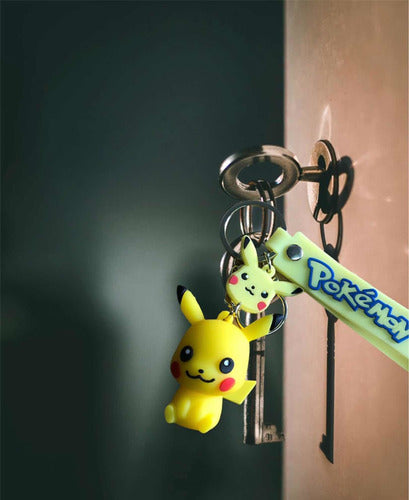 Pokemon Pikachu Keychain + Candy + Happy + Quality + Souvenir 8