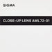 Sigma AML72-01 Close-Up Lens, Black 1