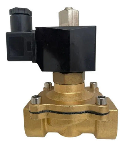 Válvula Solenoide 2/2 Normalmente Aberta Rosca 3/4 220v 3