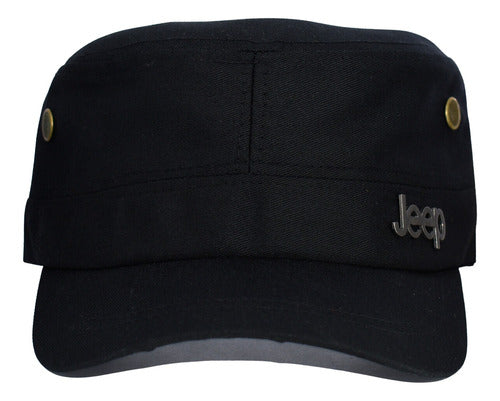 Black Short Brim Cap 10