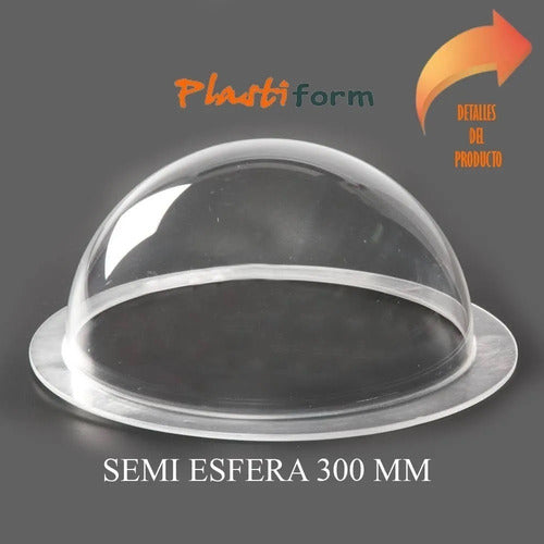 PLASTIFORM Semi Esfera Acrilico Acrilicos Burbuja Semiesfera Exhibidor 1