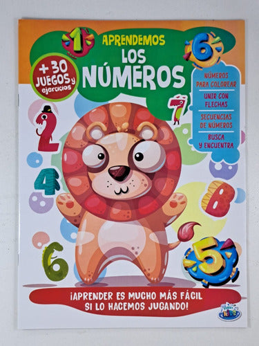 Brainy Kids Aprendemos Los Numeros - Libro Infantil De Aprestamiento 1