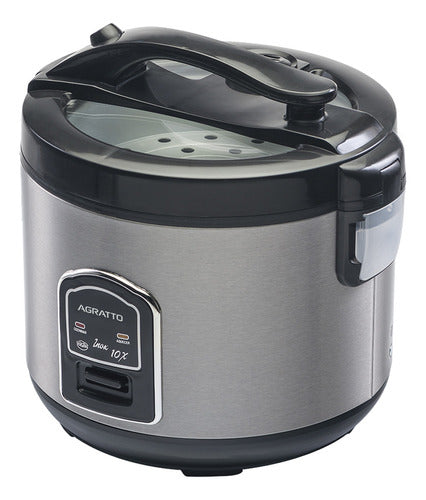 Panela Elétrica De Arroz Inox 10 Xícaras 700w Arrozeira 127v 1