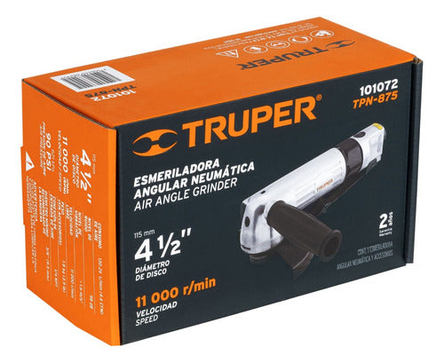 Truper 101072 115mm Pneumatic Angle Grinder for Compressor 1