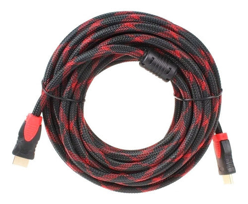 Only HDMI Cable 3 Meters 1080p Braided Fabric with Gold Connectors 0