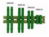 Pcb Holder Soporte Impresos Pcb Rail Din Large X 30 Unidades 3