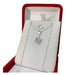 Mashoka Joyas BS AS Singapore Chain with Initial Pendant White 45cm Ideal Gift Kit 030 1