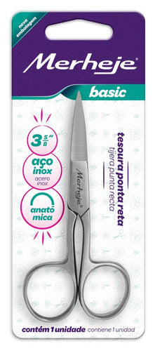 Merheje Anatomical Nail Scissors 3 5/8 Straight Tip 1