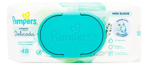 Pampers Kit X3 Toallitas Húmedas Limpieza Delicada Bebés 1