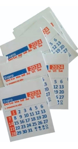 200 Mignon Calendars 5x5 cm 2025 - Devoto 14