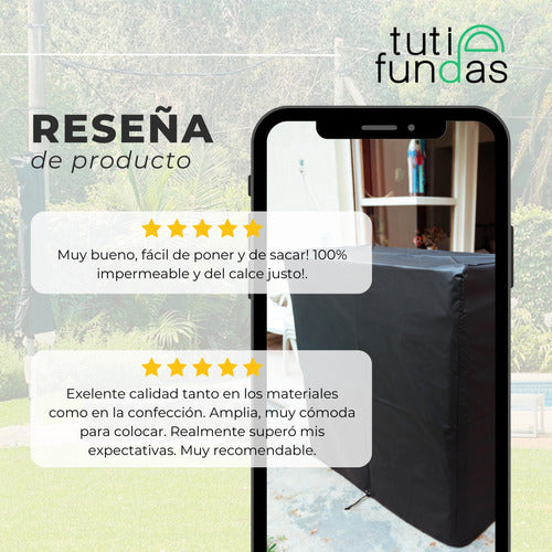 Tuti Fundas Funda Cubre Generador Eléctrico Lona Impermeable 85x64x82 Cm 7