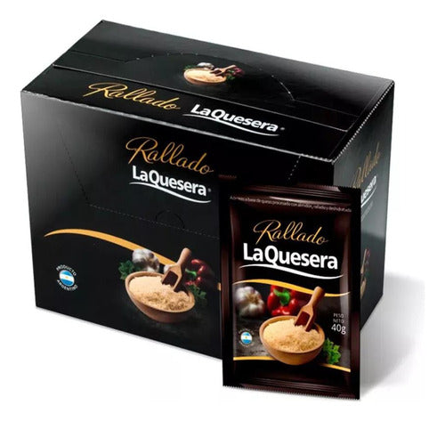 Queso Rallado La Quesera Sobre 40grs Pack 40 Unid 0