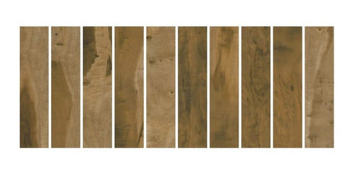 Porcelanato Piso Pared Revestimiento Madera Aroeira 24.5x100 5